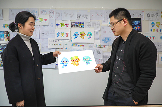 designers of mascots for Hangzhou asian games.jpg