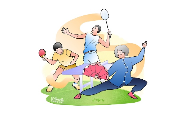 National fitness drive continues to get more people into sports